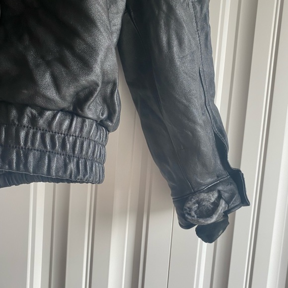 Size large real leather jacket - Picture 3 of 6